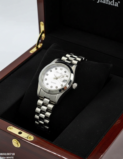 WHL00718 HWR Round Stone Dial Women's Watch - WHL