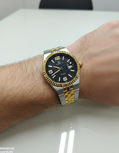 MHL00160 HWR Round Honeycomb Dial Men's Watch - MHL