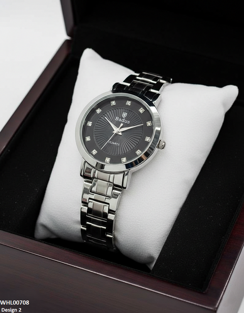 WHL00708 ZWA Round Stone Dial Women's Watch - WHL