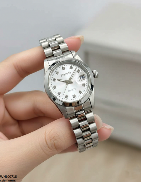 WHL00718 HWR Round Stone Dial Women's Watch - WHL