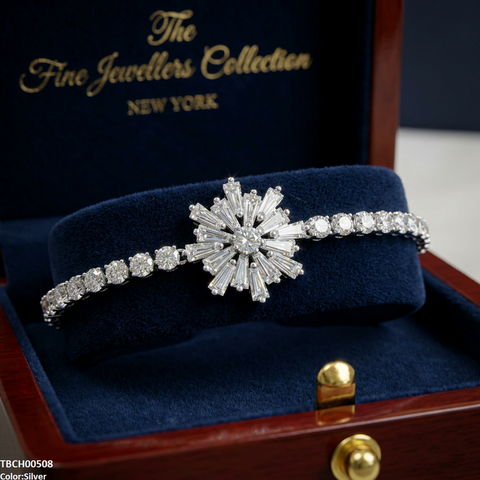 TBCH00508 DNG Round/Tear Flower Bracelet Adjustable - TBCH
