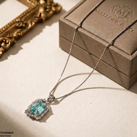 TPSH00809 MSJ Leaf/Square Pendant - TPSH