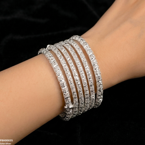 PBH00035 AZM Cut Shimmer Bangles - PBH