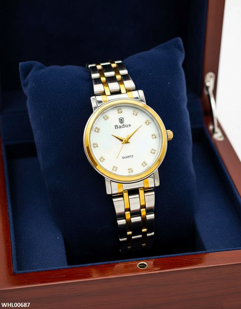 WHL00687 ZWA Round Stone Dial Women's Watch - WHL