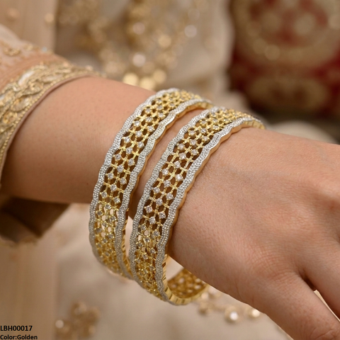 LBH00017 ANI Round Plain Bangles Set - LBH