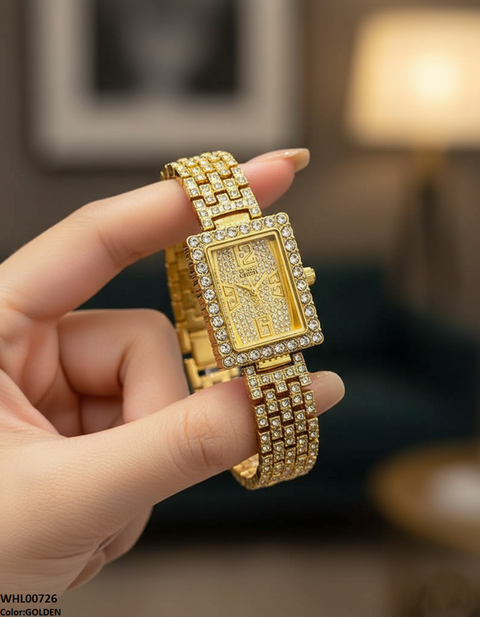 WHL00726 HWR Rectangle Dial Women's Watch - WHL