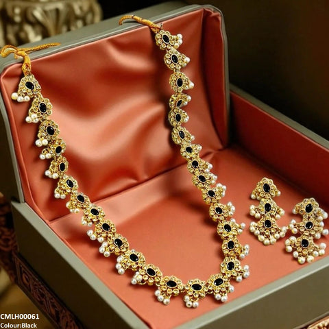 CMLH00061 SDQ Oval Stone Mala Set - CMLH