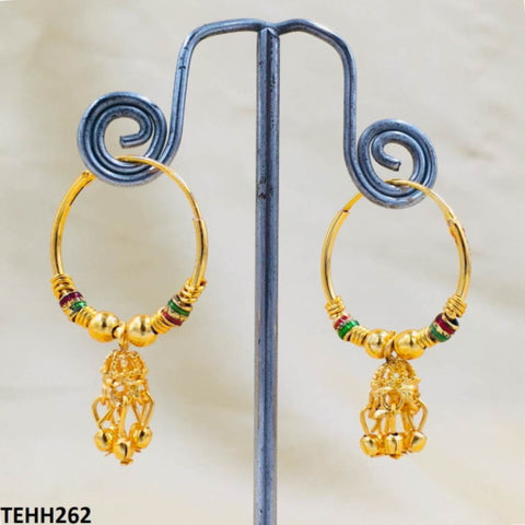 TEHH262 REP Round Ball Drop Hoops Pair - CEHH