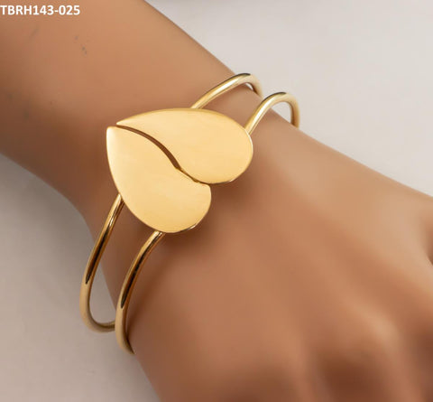 TBRH143 SGC Heart Openable Bracelet - TBRH