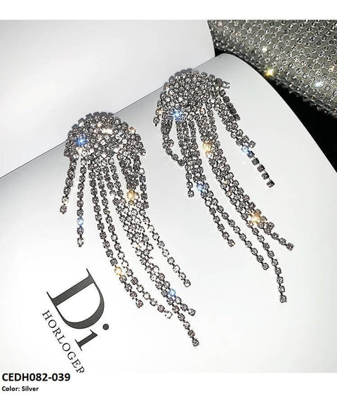 CEDH082 SIQ Octopus Tassel Earrings Pair - CEDH