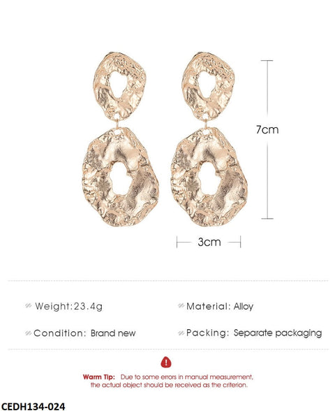 CEDH134 QWN Traditional Drop Earring Pair - CEDH