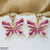 CEDH173 KSU Butterfly Painted Earrings Pair
