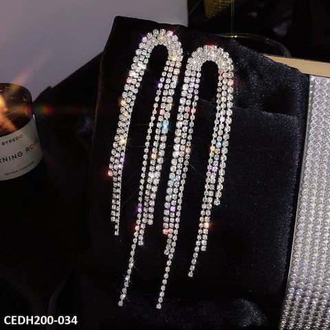 CEDH200 SIQ U-Tassels Drops Earrings Pair - CEDH