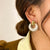 CEDH328 ZCD Round Ear Drops Earrings Pair