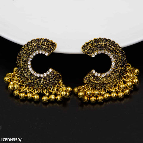 CEDH350 MAR C-Shaped Drop Earrings Pair - CEDH