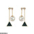 CEDH361 XST Pearl/Triangle Drop Earrings Pair