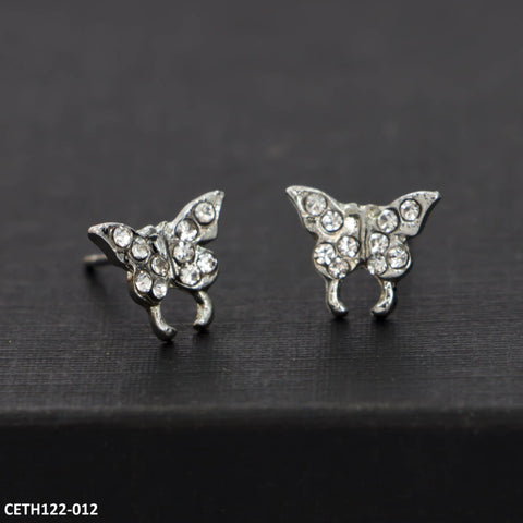 CETH122 SGC Butterfly Ear Tops Pair - CETH