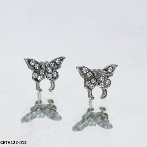 CETH122 SGC Butterfly Ear Tops Pair - CETH
