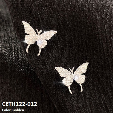 CETH122 SGC Butterfly Ear Tops Pair - CETH