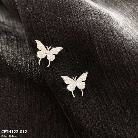 CETH122 SGC Butterfly Ear Tops Pair - CETH