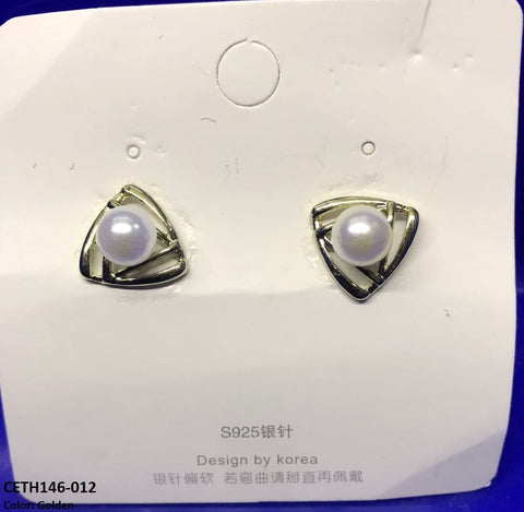 CETH146 QWN Pearl Triangle Tops Pair - CETH