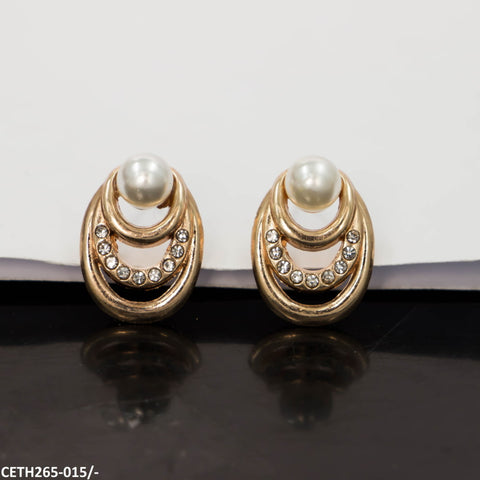 CETH265 SYB Pearl Stud Tops Pair - CETH