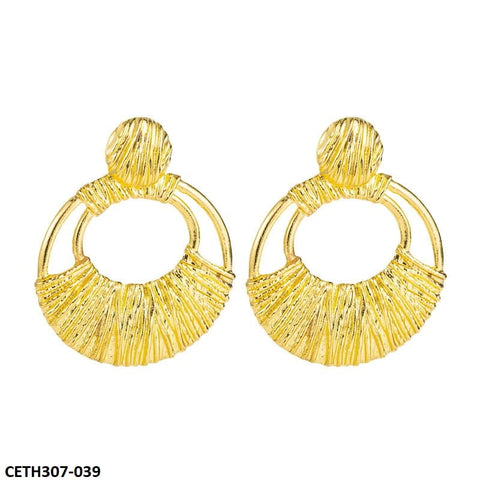 CETH307 LYB Oval Dangles Tops Pair - CETH