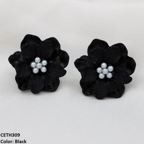 Complete your look with these elegant CETH309 YYE Painted Flower Stud Tops Pair. Made from high-quality fashion jewelry, these beautifully designed artificial earrings will enhance any outfit. The perfect addition to your fashion accessories collection. From TJ Wholesale Pakistan.