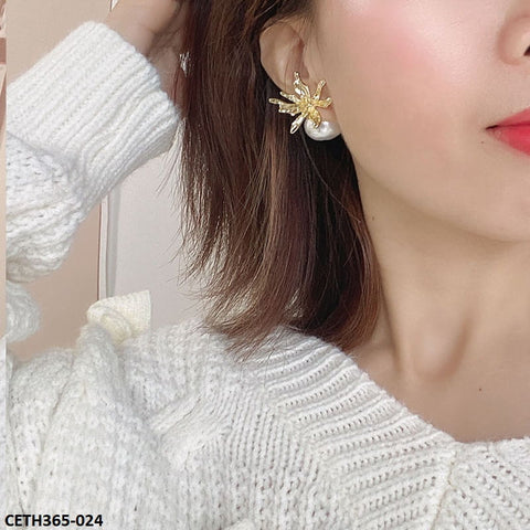 CETH365 ZLX Trendy Flower Peral Tops Pair - CETH