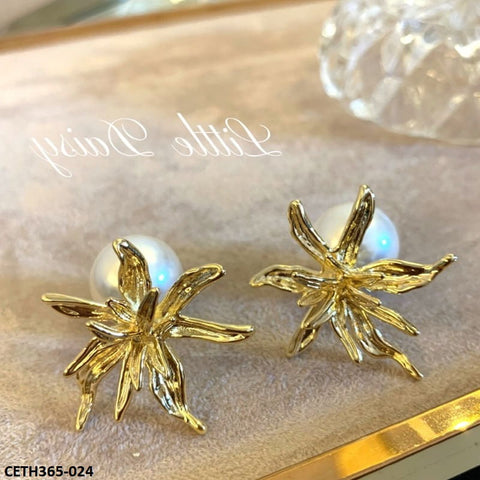 CETH365 ZLX Trendy Flower Peral Tops Pair - CETH