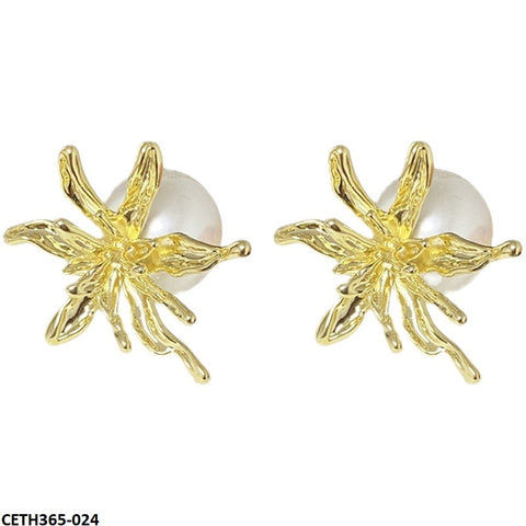 CETH365 ZLX Trendy Flower Peral Tops Pair - CETH