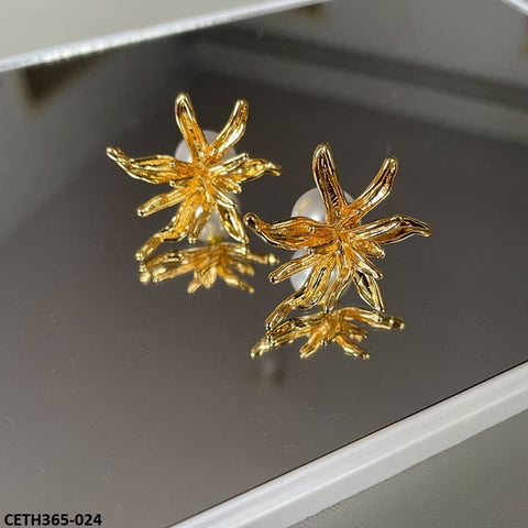 CETH365 ZLX Trendy Flower Peral Tops Pair - CETH