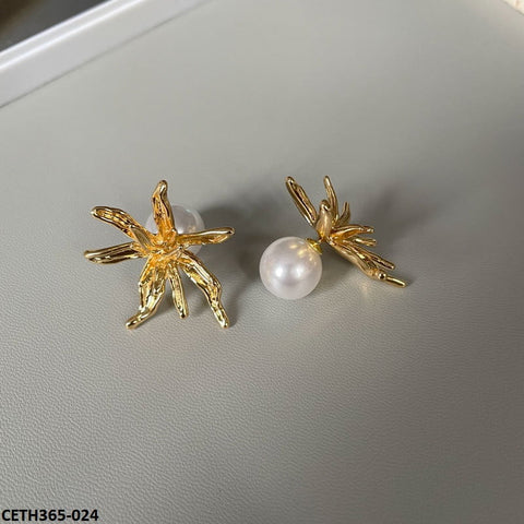 CETH365 ZLX Trendy Flower Peral Tops Pair - CETH