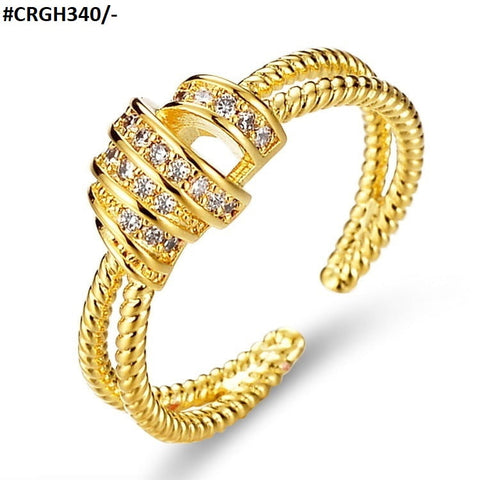 CRGH340 ZFQ Twisted Layer Ring Adjustable - TRGH