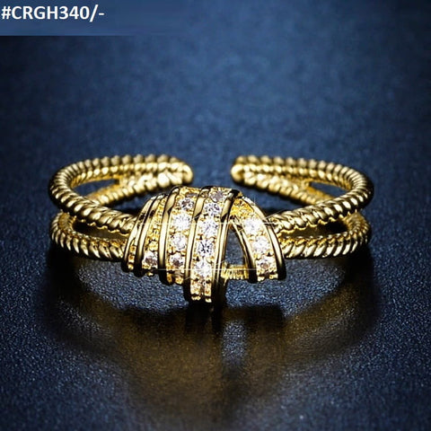 CRGH340 ZFQ Twisted Layer Ring Adjustable - TRGH