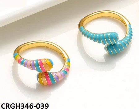 CRGH346 ZHK Painted Ring Adjustable - CRGH