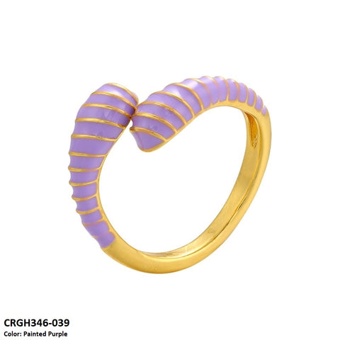 CRGH346 ZHK Painted Ring Adjustable - CRGH