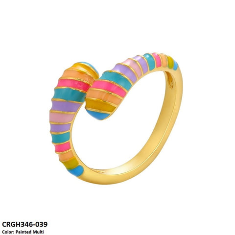 CRGH346 ZHK Painted Ring Adjustable - CRGH