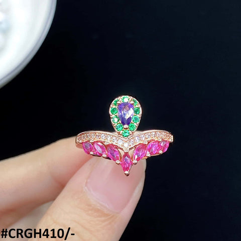 CRGH410 KRL Pear Step  Ring - TRGH