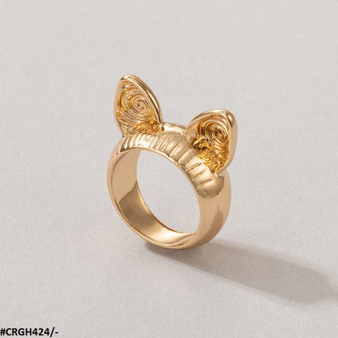 CRGH424 YYE Cat Ear Ring (7Size) - CRGH