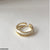 CRGH449 WNS White painted  Adjustable Ring