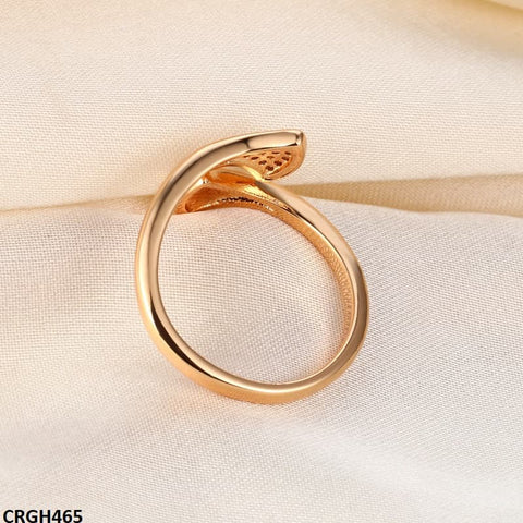 CRGH465 BLX Painted/Shell Adjustable Ring - TRGH