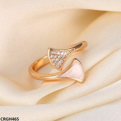 CRGH465 BLX Painted/Shell Adjustable Ring - TRGH