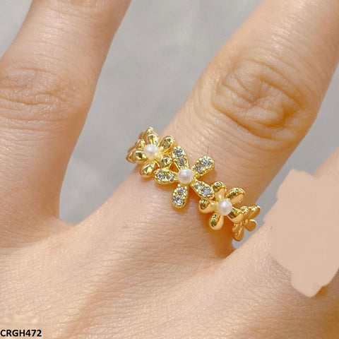 CRGH472 DYS Flower Ring - CRGH