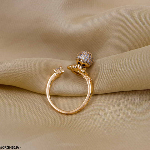 CRGH519 MAR Flower/Round  Ring Adjustable - CRGH