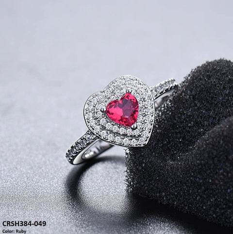 CRSH384 HNJ Heart Ring Adjustable - TRSH