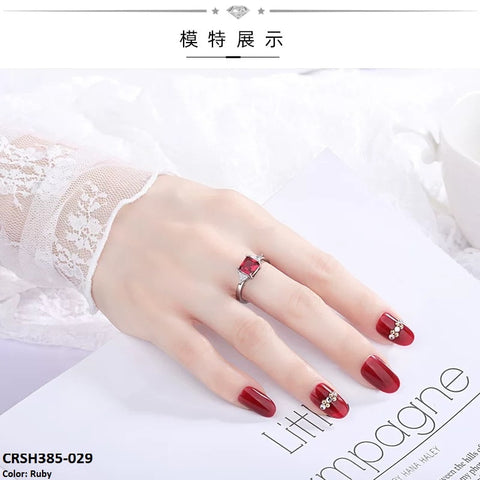 CRSH385 HNJ Cathedral Ring Adjustable - TRSH