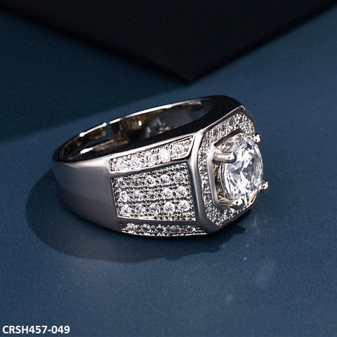 CRSH457 ZFQ Round Cathedral Ring Adjustable - CRSH