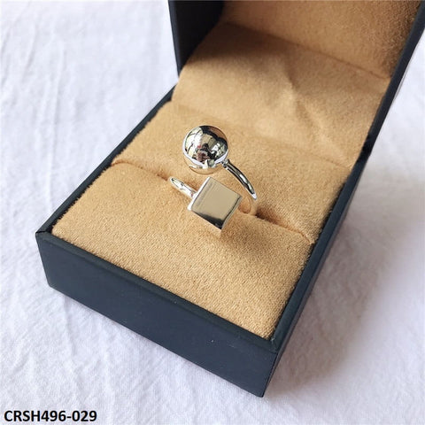 CRSH496 WNS Cubic Round Ring Adjustable - CRSH