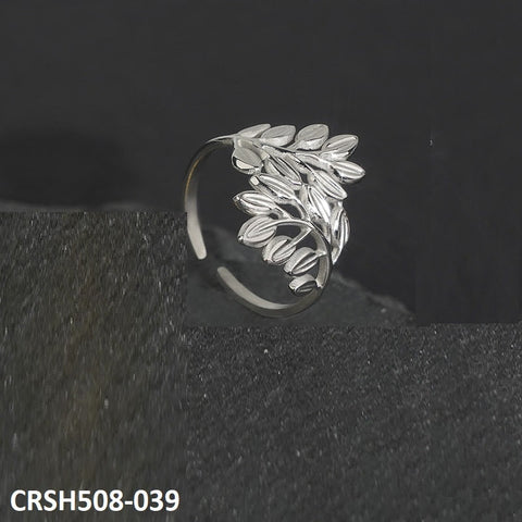 CRSH508 ANN Root's Leaf Ring Adjustable - CRSH
